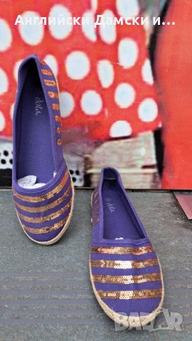 Английски дамски еспадрили , снимка 1