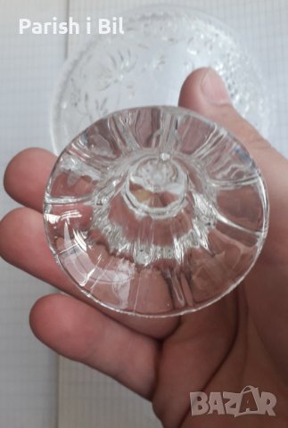 Стъклена Купа и малък поднос, снимка 2 - Чинии - 40478736