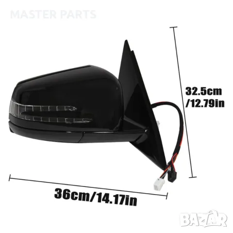   Чисто нови електрически огледала Mercedes W212/W207 Blind Spot и подгрев., снимка 5 - Части - 49499183