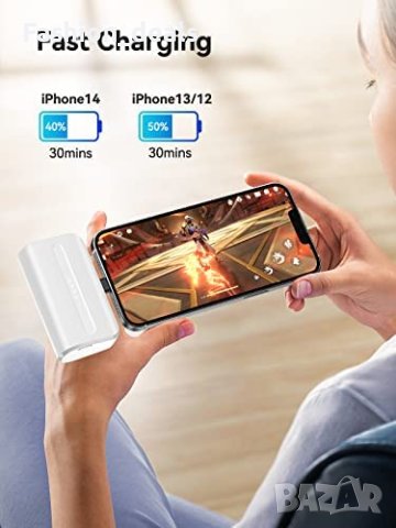 Нова малка външна батерия Преносимо зарядно устройство Power Bank, снимка 4 - Селфи стикове, аксесоари - 40658942