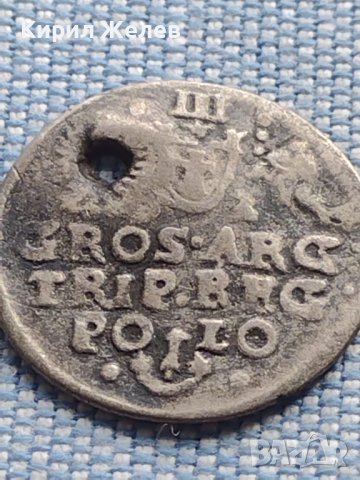 Сребърна монета 3 гроша 1624г. Сигизмунд трети ПОЛША 13698, снимка 6 - Нумизматика и бонистика - 42969850