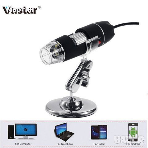 Дигитален микроскоп LED USB с увеличение 1600X, снимка 2 - Друга електроника - 39182596