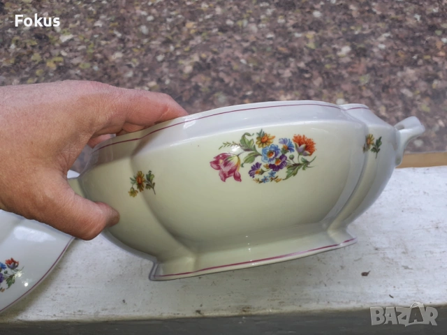 Невероятен голям супник български порцелан, снимка 5 - Антикварни и старинни предмети - 53405963