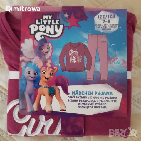 р-р122-128см//7-8г My little pony детска пижама, снимка 2 - Детски пижами - 40364837
