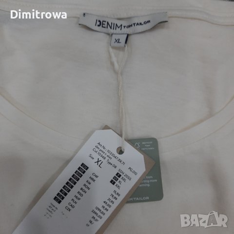 р-р S;L; XL  Tom Tailor тениска, снимка 4 - Тениски - 39610312