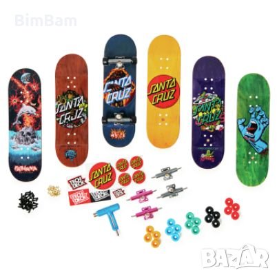 Комплект мини скейтборди с аксесоари Tech Deck / Sk8Shop Bonus Pack, снимка 2 - Коли, камиони, мотори, писти - 37663417