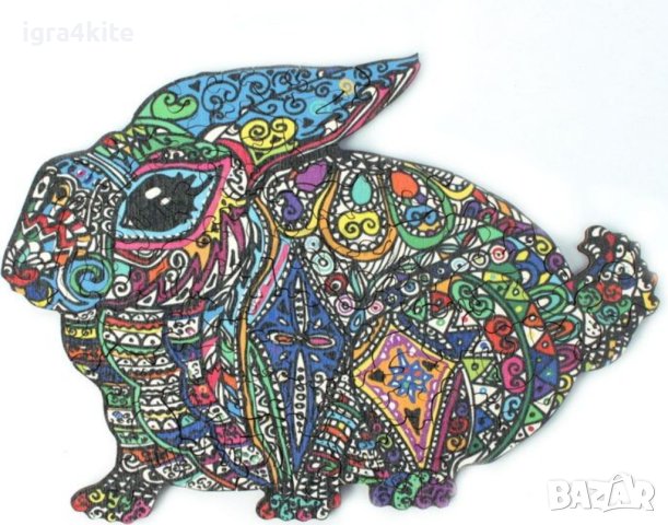 Дървени пъзели 27 модела с лазерна изработка и части на животни, снимка 9 - Игри и пъзели - 43283398