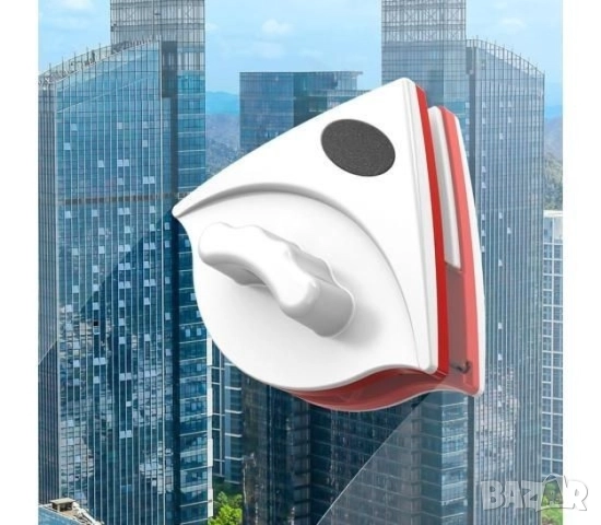 Уред за двустранно почистване на прозорци , снимка 2 - Мопове, кофи, четки и метли - 52713999