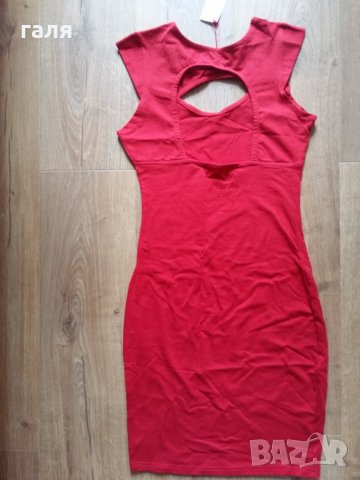 Нова червена рокля, снимка 2 - Рокли - 32890865