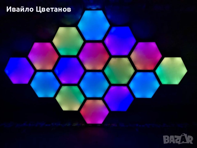 Hexa Panel Led Lights 3D Printed