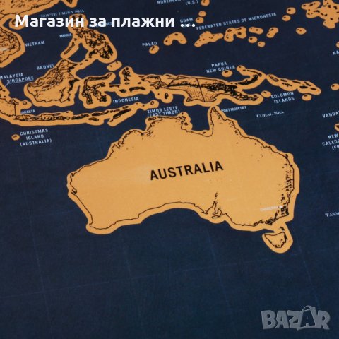 Скреч карта на света Travel Life, Delux - ЧЕРЕН ТУБИС, снимка 18 - Други стоки за дома - 28461942