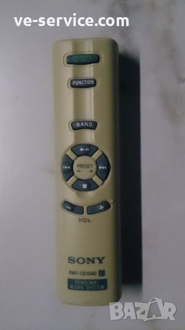 Original SONY RMT-CD10A PERSONAL AUDIO SYSTEM Remote Control, снимка 1 - Аудиосистеми - 26325101