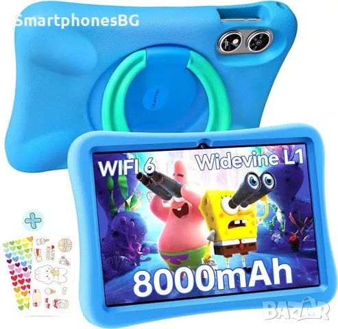 Детски таблет Oukitel OT6 Kids 4GB+12GB RAM 64GB ROM, 10.1 инчов екран, WiFi 