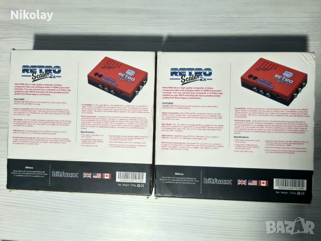 Bitfunx Retro Scaler 2x A/V to HDMI, снимка 4 - Кабели и адаптери - 43627186