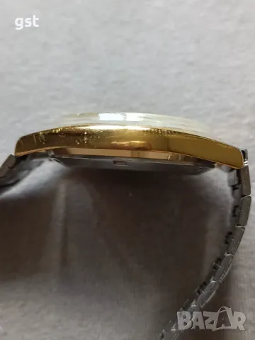 Рядък Стар Ситизен Citizen Седем Seven 1980 Часовник японски Оригинал в кутия Дата Позлата, снимка 5 - Мъжки - 47346673