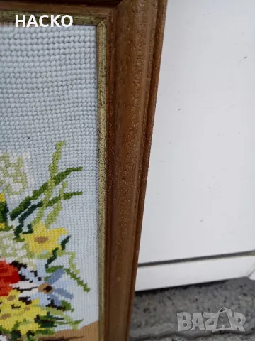 ЛЯТНА ЦЕНА  Гоблен Цветя Внос от Холандия, снимка 4 - Гоблени - 48366807