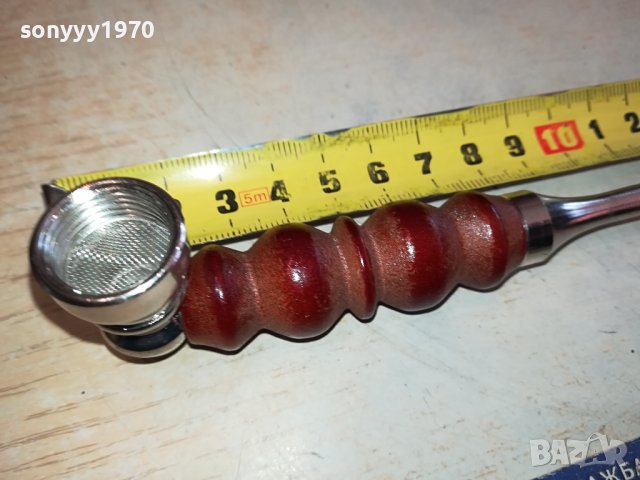 ЛУЛА ЗА ПУШЕНЕ-МЕТАЛ И ДЪРВО 1101241132, снимка 12 - Лули - 43757958