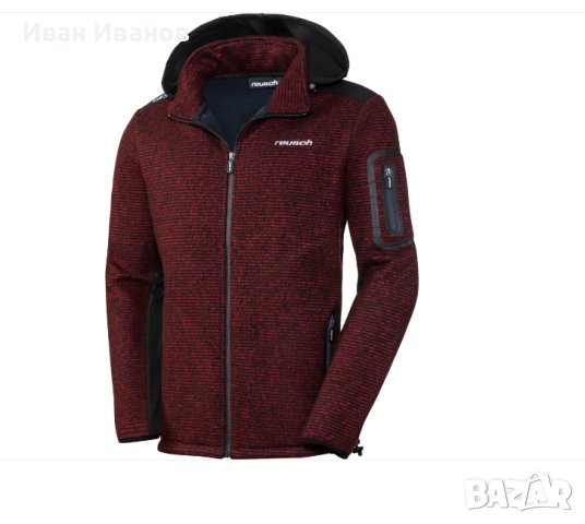 поларено яке Reusch с плетен вид, ветроустойчиво и водоотблъскващо  размер Л, снимка 2 - Спортни дрехи, екипи - 43383386