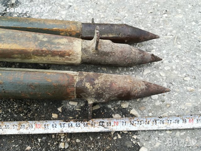 ПОРЪЧАНА-стара тринога-дърво и метал 1401231736, снимка 5 - Антикварни и старинни предмети - 39305288