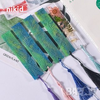 5 в 1 книгоразделител Bookmark силиконов молд форма смола, снимка 2 - Форми - 37944915