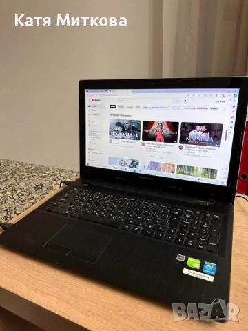 Продавам Лаптоп LENOVO G 50-30 , в отл състояние, работещ , с Windows 10 Home Цена - 355.00 лв, снимка 5 - Лаптопи за работа - 51468573