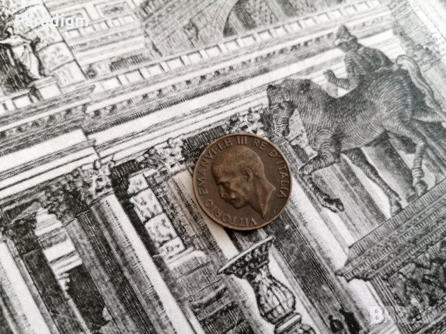 Монета - Италия - 5 чентесими | 1933г., снимка 2 - Нумизматика и бонистика - 28052515