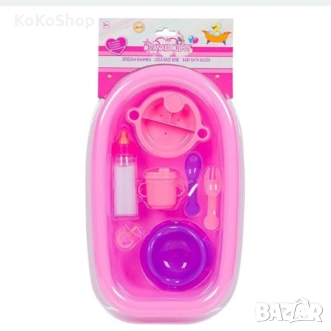 Ваничка и гърне за кукли с аксесоари-46 см, снимка 2 - Кукли - 53055828