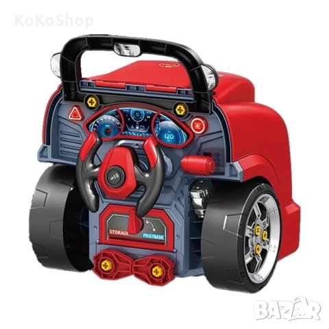 Детски камион работилница с инструменти/камион работилница, снимка 3 - Коли, камиони, мотори, писти - 52286258