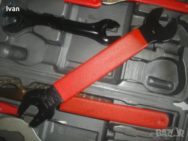 ИНСТРУМЕНТИ ЗА РЕМОНТ НА ВЕЛОСИПЕДИ Специализиран немски комплект Powrfix Непълен, снимка 13 - Други инструменти - 47799421