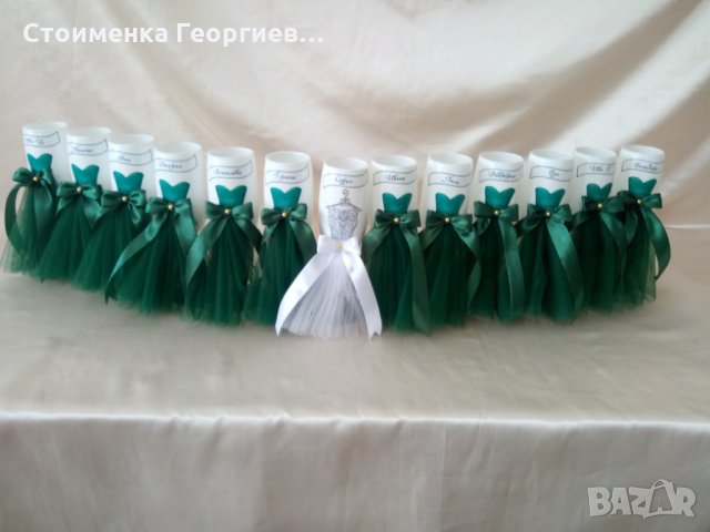 чаши за моминско парти с 3Д рокли , снимка 16 - Други услуги - 24170275
