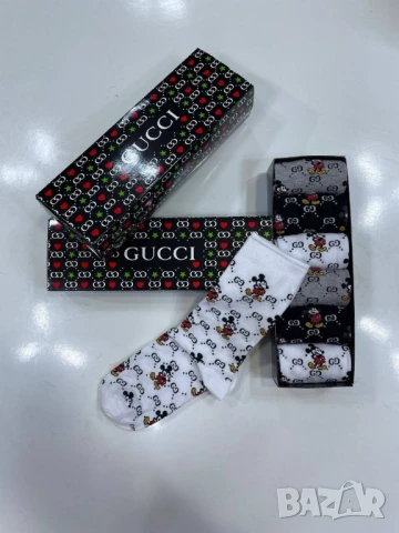 чорапи в кутия emporio armani nike palm angels balenciaga philipp phlein gucci , снимка 8 - Дамски чорапи - 51299720