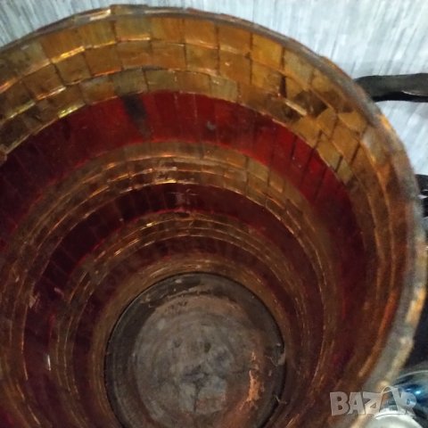  Изумителна кристална  ваза Арт Деко стил "тифани " разпродажба , снимка 4 - Вази - 38015505