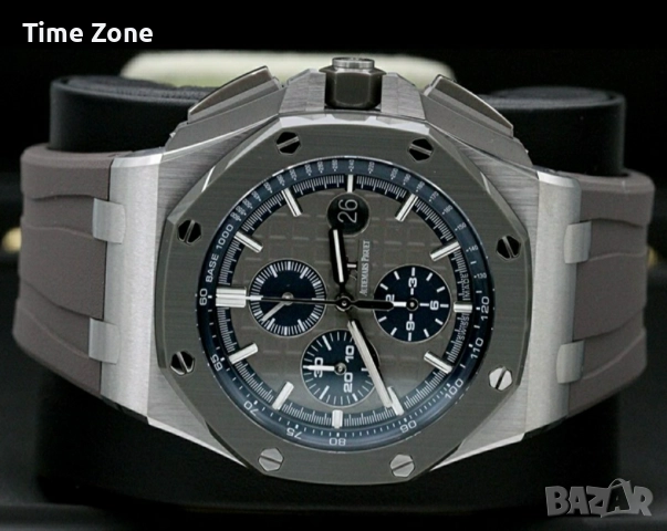 Audemars Piguet Royal Oak Offshore Chronograph 44mm Grey-Blue Dial & Ceramic Различни Варианти, снимка 5 - Мъжки - 52998577