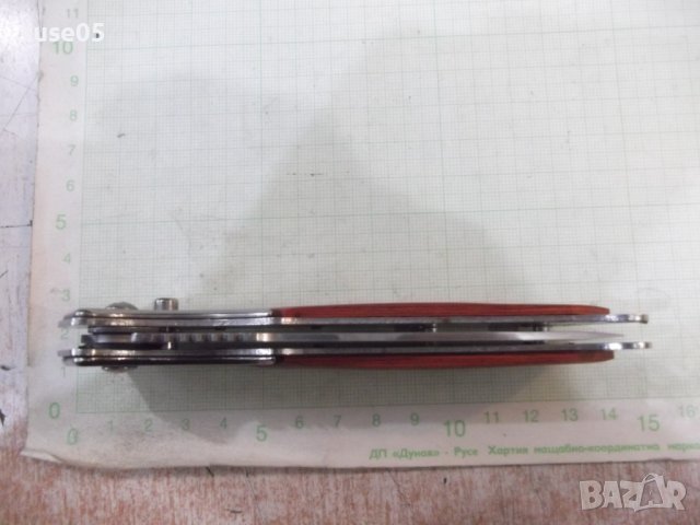 Нож полуавтоматичен сгъваем, снимка 12 - Ножове - 43687892