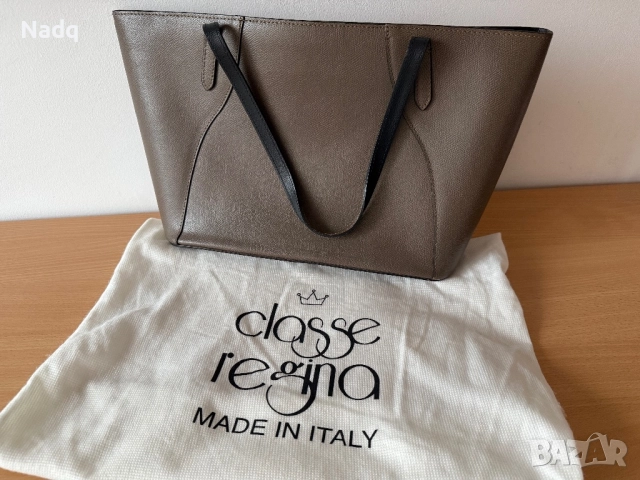 Оригинална дамска чанта CLASSE REGINA – естествена кожа, Made in Italy