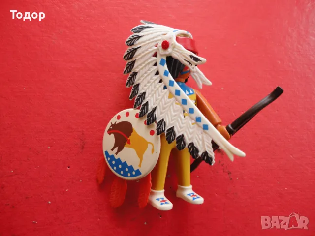 Играчка Индиански вожд Gebro 1993, снимка 2 - Други - 49140904