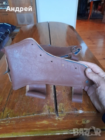 Стари кожени обувки,гети, снимка 2 - Други ценни предмети - 53425114