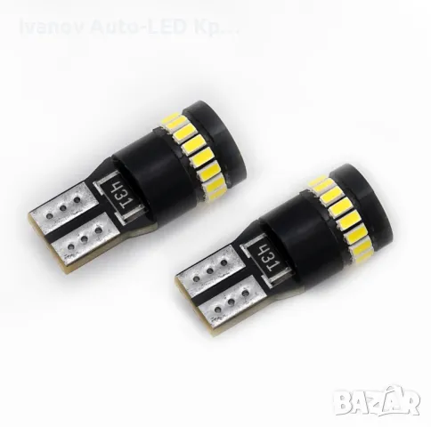 LED Крушки Т10 Габаритни Светлини T10, снимка 5 - Аксесоари и консумативи - 42158154