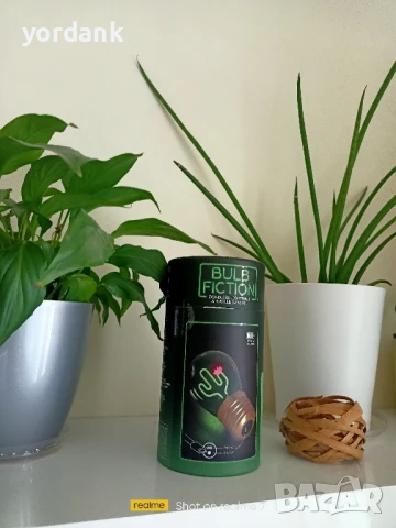 Bulb fiction Cactus лед филаментна акумулаторна крушка кактус, снимка 2 - Декорация за дома - 51192698