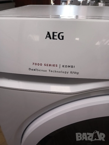 Пералня със сушилня АЕГ AEG KOMBI 8/4кг А+++ Made in Italy 2 години гаранция!, снимка 2 - Перални - 51437127