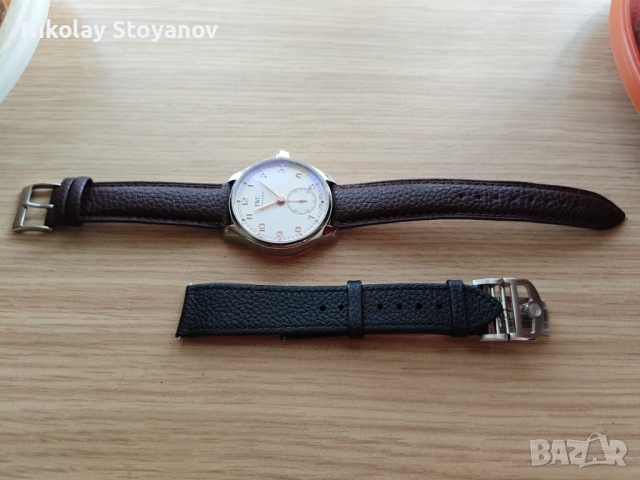 IWC portugieser каишка 20мм, снимка 5 - Каишки за часовници - 52463002