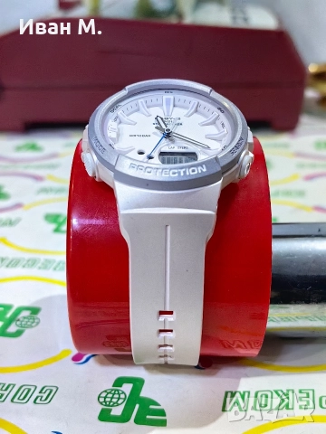 Дамски часовник Casio Baby g 100 SC, снимка 6 - Дамски - 52698235