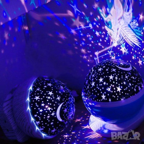 Нощна лампа детски планетариум