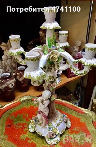 Порцеланов свещник