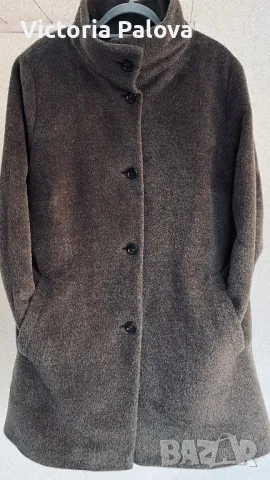 Модерно скъпо палто алпака SAINT JACQUES , снимка 5 - Палта, манта - 48585148