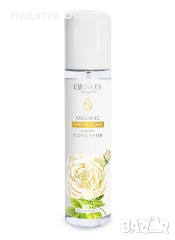 Био флорална вода Бяла роза – срещу бръчки, фини линии и петна, 250 мл.