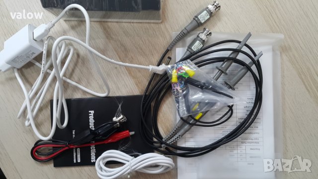 Двуканален цифров осцилоскоп с генератор на сигнали 2х100MHz, снимка 10 - Генератори - 43185421