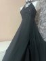 Дълга черна рокля размер S/M, снимка 1 - Рокли - 40878883