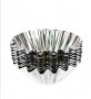 Нови метални формички за печене на кексчета кошнички 10 броя, снимка 1 - Форми - 37275365