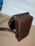Ретро, кожена чанта от измервателен уред., снимка 7
